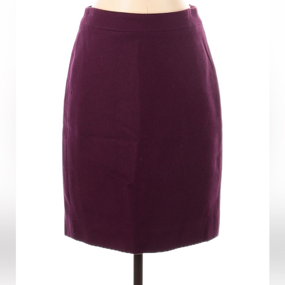 J.Crew Factory Pencil Skirt Wine Size 6